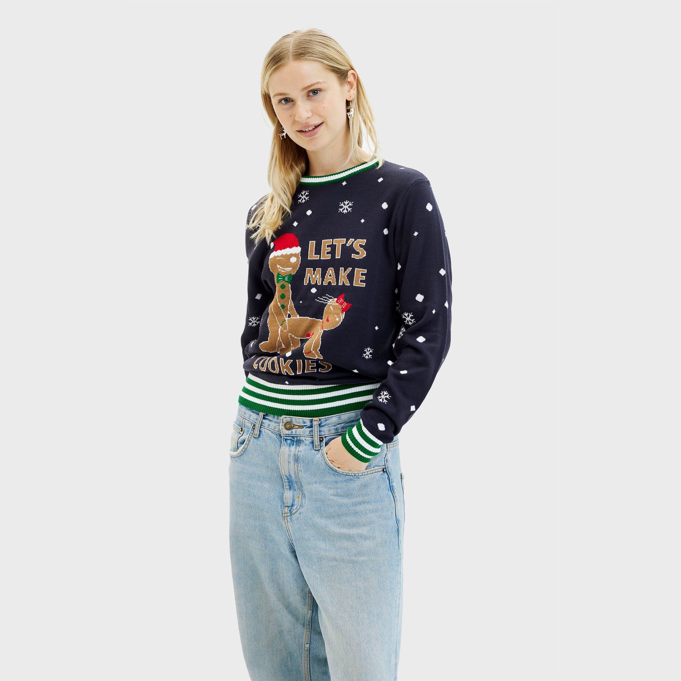 Julekage julesweateren - Dame